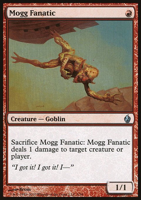Mogg Fanatic, Premium Deck Series: Fire and Lightning #3, Magic: The Gathering card