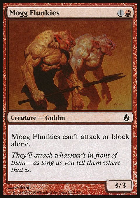 Mogg Flunkies, Premium Deck Series: Fire and Lightning #8, Magic: The Gathering card