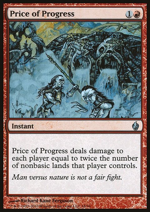 Price of Progress, Premium Deck Series: Fire and Lightning #18, Magic: The Gathering card
