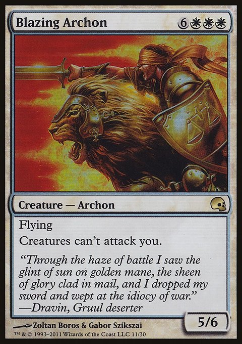 Blazing Archon, Premium Deck Series: Graveborn #11, Magic: The Gathering card
