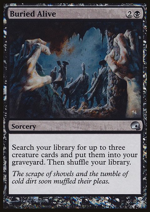 Buried Alive, Premium Deck Series: Graveborn #20, Magic: The Gathering card