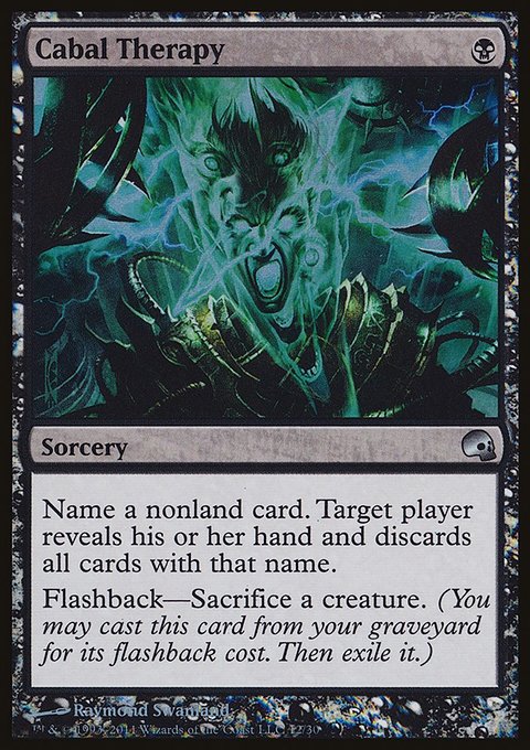 Cabal Therapy, Premium Deck Series: Graveborn #12, Magic: The Gathering card
