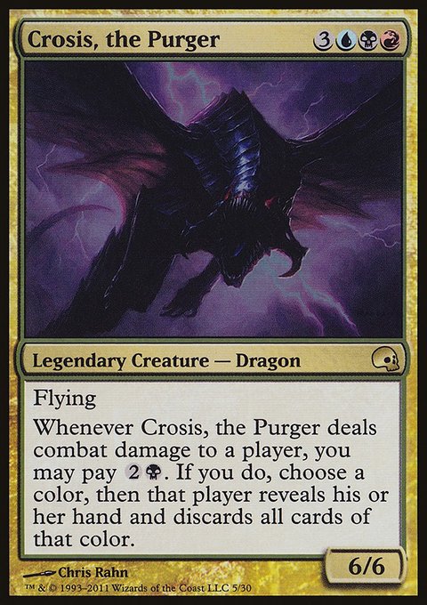 Crosis, the Purger, Premium Deck Series: Graveborn #5, Magic: The Gathering card