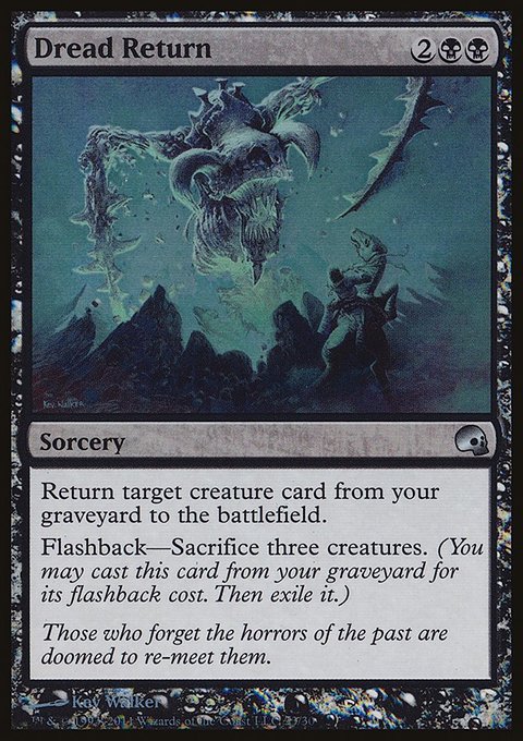 Dread Return, Premium Deck Series: Graveborn #23, Magic: The Gathering card