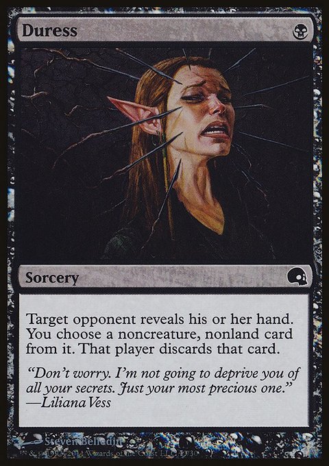 Duress, Premium Deck Series: Graveborn #13, Magic: The Gathering card