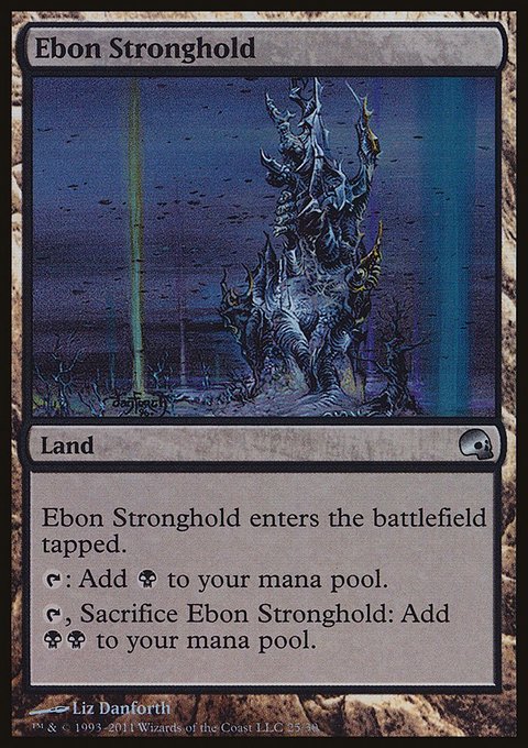 Ebon Stronghold, Premium Deck Series: Graveborn #25, Magic: The Gathering card