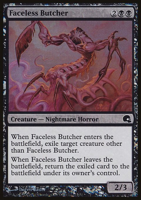 Faceless Butcher, Premium Deck Series: Graveborn #3, Magic: The Gathering card