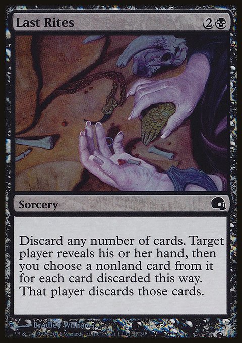 Last Rites, Premium Deck Series: Graveborn #21, Magic: The Gathering card