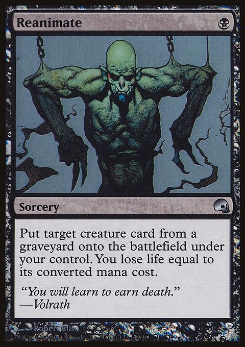 Reanimate, Premium Deck Series: Graveborn #15, Magic: The Gathering card