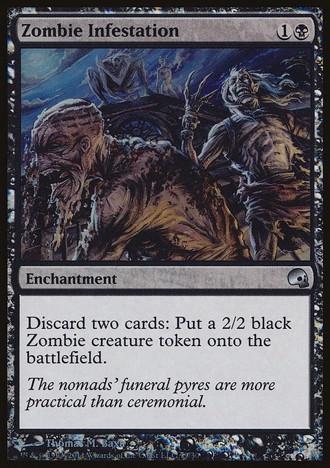 Zombie Infestation, Premium Deck Series: Graveborn #19, Magic: The Gathering card