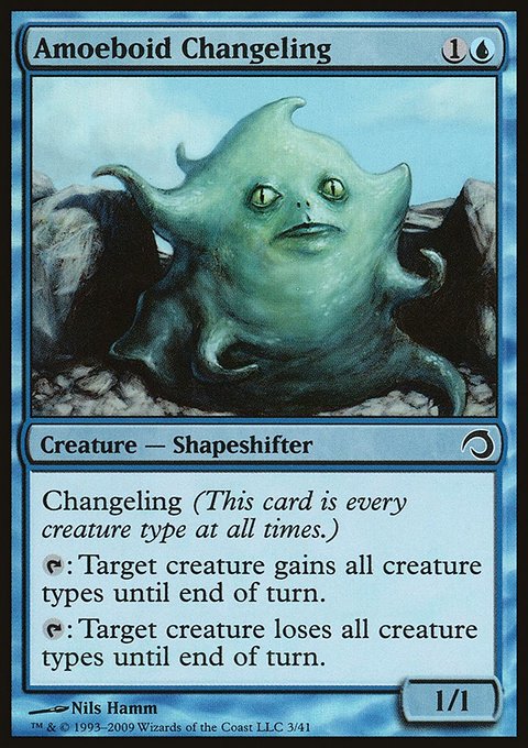 Amoeboid Changeling, Premium Deck Series: Slivers #3, Magic: The Gathering card