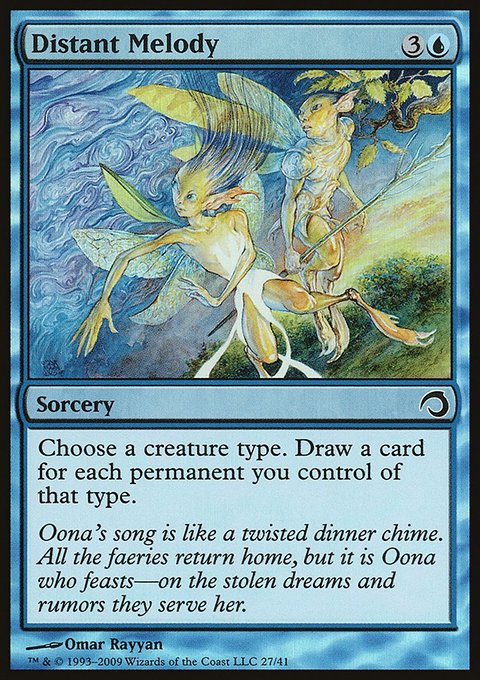 Distant Melody, Premium Deck Series: Slivers #27, Magic: The Gathering card