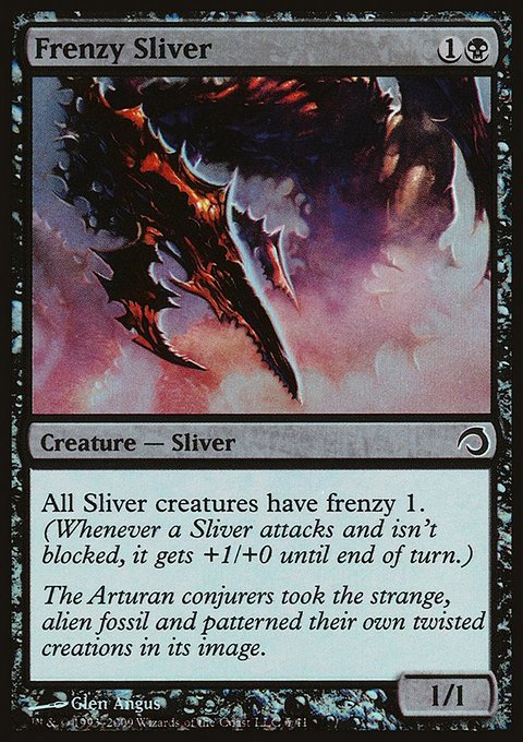 Frenzy Sliver, Premium Deck Series: Slivers #6, Magic: The Gathering card