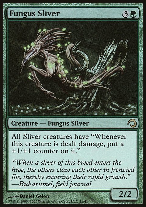 Fungus Sliver, Premium Deck Series: Slivers #21, Magic: The Gathering card