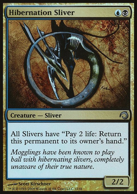 Hibernation Sliver, Premium Deck Series: Slivers #12, Magic: The Gathering card
