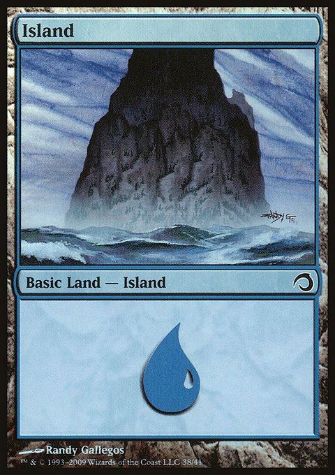 Island, Premium Deck Series: Slivers #38, Magic: The Gathering card