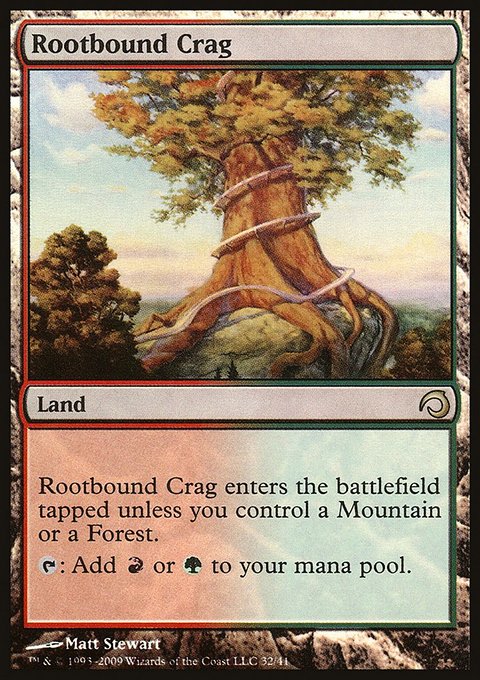Rootbound Crag, Premium Deck Series: Slivers #32, Magic: The Gathering card
