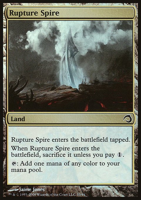 Rupture Spire, Premium Deck Series: Slivers #33, Magic: The Gathering card