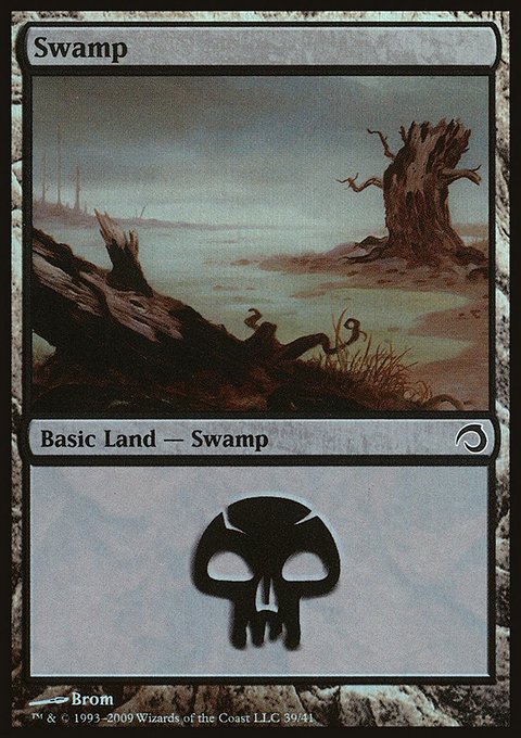 Swamp, Premium Deck Series: Slivers #39, Magic: The Gathering card