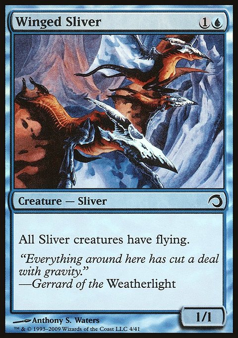 Winged Sliver, Premium Deck Series: Slivers #4, Magic: The Gathering card