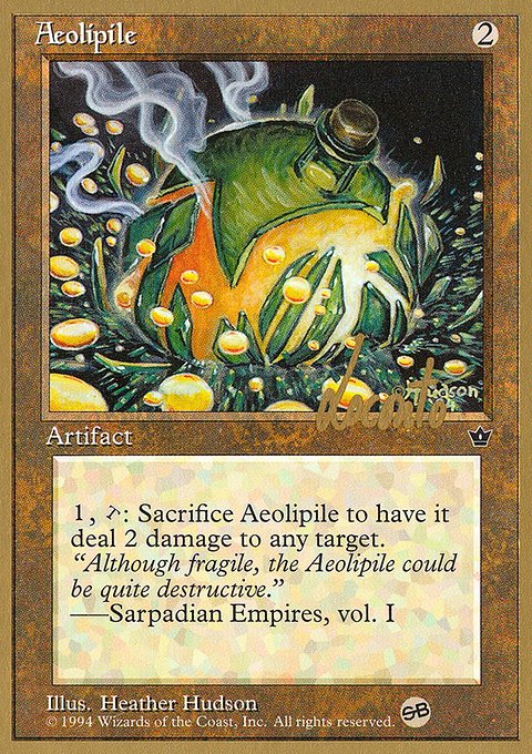 Aeolipile, Pro Tour Collector Set #ml81sb, Magic: The Gathering card