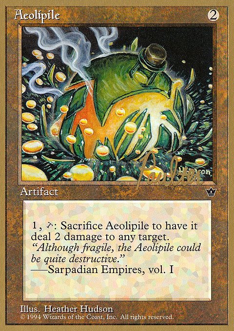 Aeolipile, Pro Tour Collector Set #pp81, Magic: The Gathering card