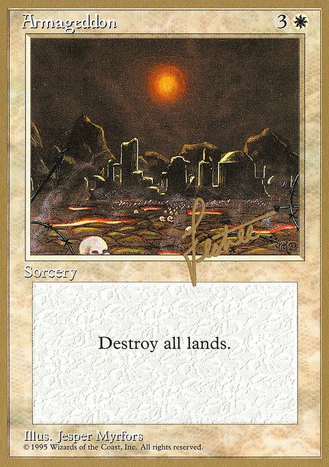 Armageddon, Pro Tour Collector Set #bl5, Magic: The Gathering card