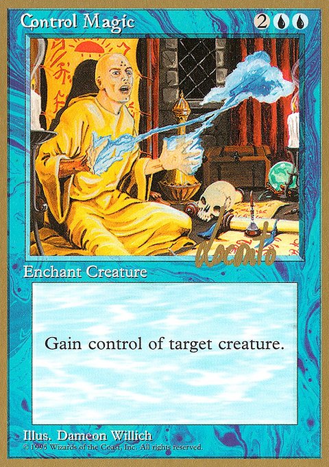 Control Magic, Pro Tour Collector Set #ml64, Magic: The Gathering card