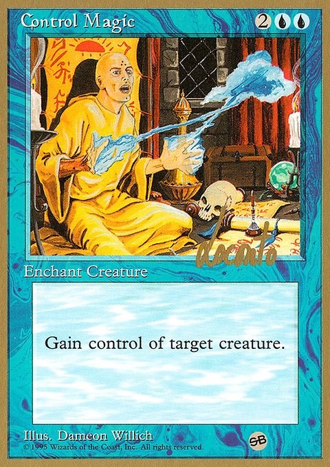 Control Magic, Pro Tour Collector Set #ml64sb, Magic: The Gathering card