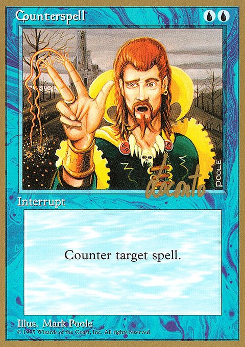 Counterspell, Pro Tour Collector Set #ml65, Magic: The Gathering card