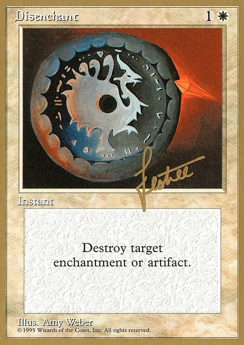 Disenchant, Pro Tour Collector Set #bl22, Magic: The Gathering card