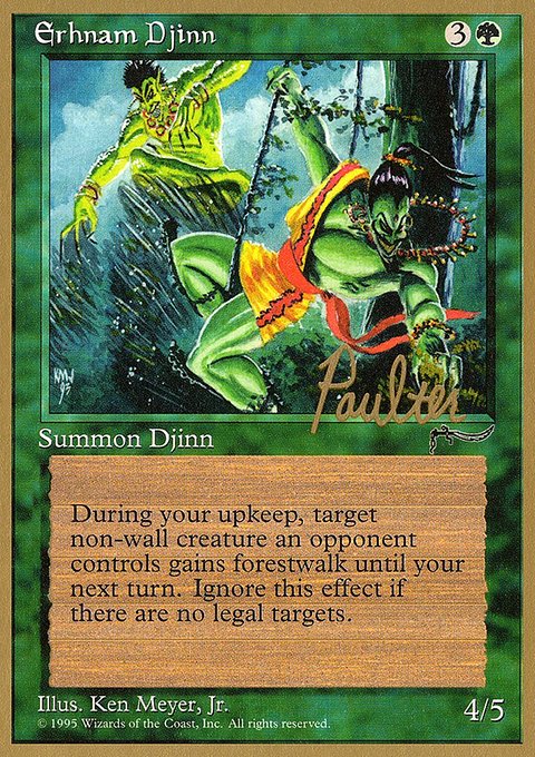 Erhnam Djinn, Pro Tour Collector Set #pp64, Magic: The Gathering card