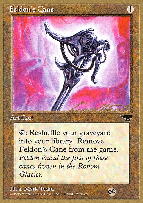 Feldon's Cane, Pro Tour Collector Set #ll50sb, Magic: The Gathering card
