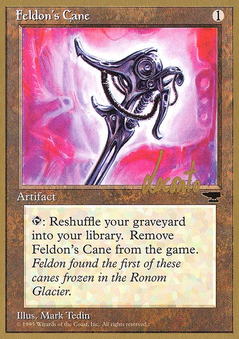 Feldon's Cane, Pro Tour Collector Set #ml50, Magic: The Gathering card