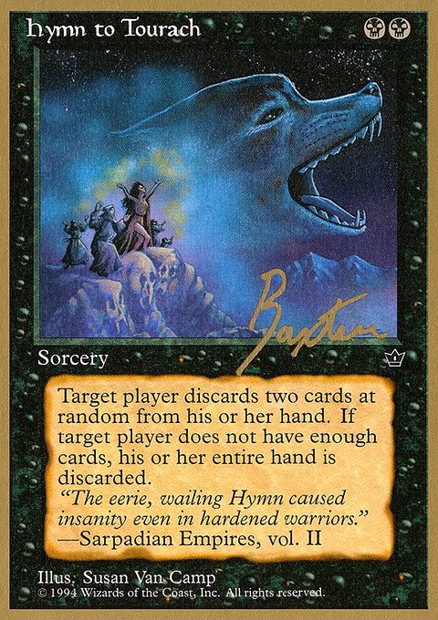 Hymn to Tourach, Pro Tour Collector Set #gb38a, Magic: The Gathering card