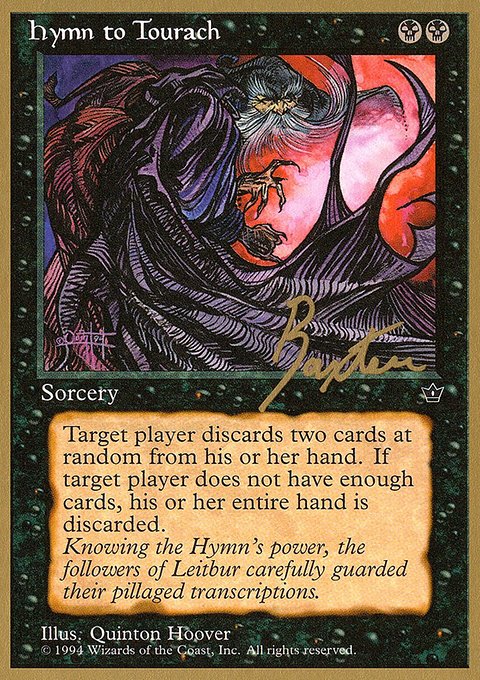 Hymn to Tourach, Pro Tour Collector Set #gb38c, Magic: The Gathering card