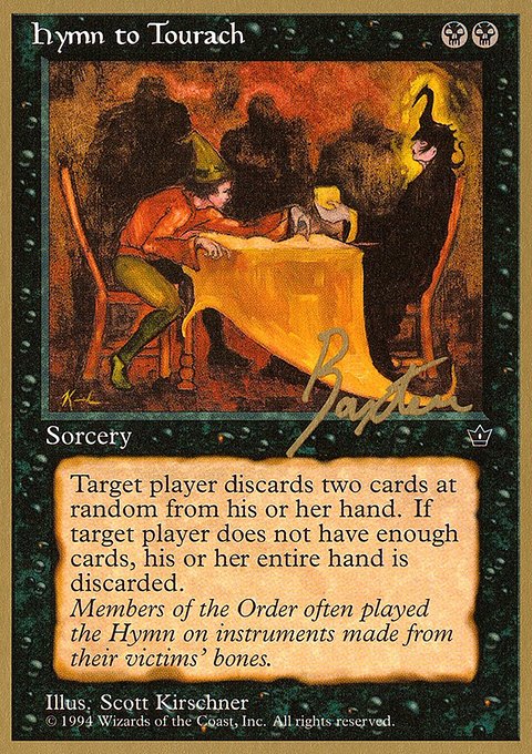 Hymn to Tourach, Pro Tour Collector Set #gb38d, Magic: The Gathering card