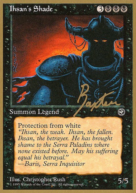 Ihsan's Shade, Pro Tour Collector Set #gb53, Magic: The Gathering card