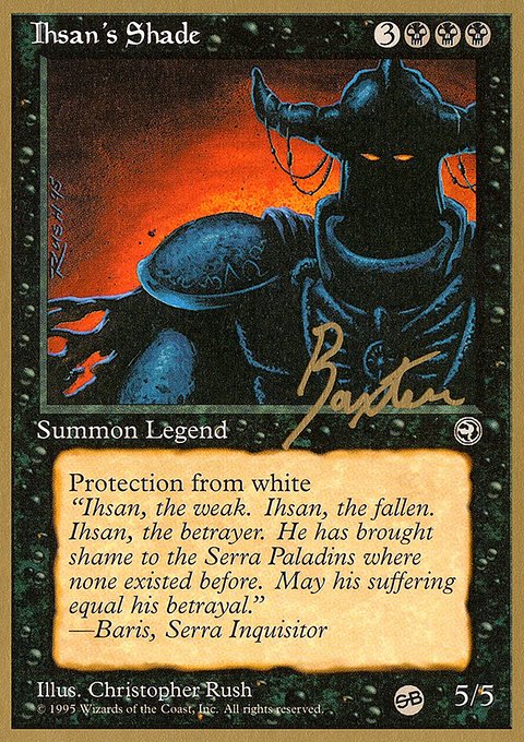 Ihsan's Shade, Pro Tour Collector Set #gb53sb, Magic: The Gathering card