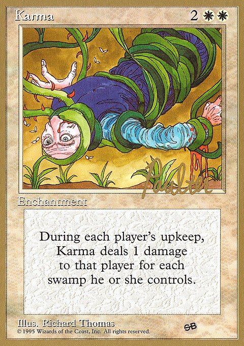 Karma, Pro Tour Collector Set #pp32sb, Magic: The Gathering card