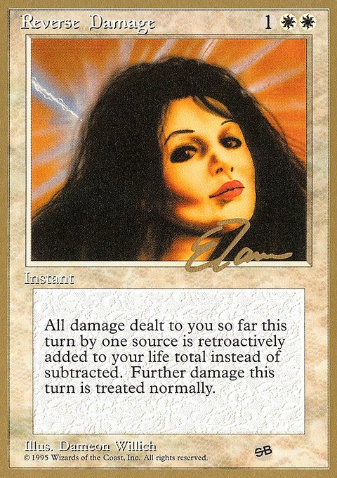 Reverse Damage, Pro Tour Collector Set #et45sb, Magic: The Gathering card