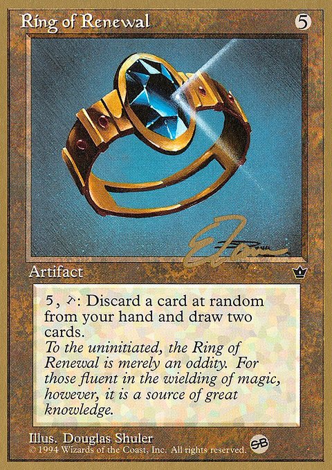 Ring of Renewal, Pro Tour Collector Set #et89sb, Magic: The Gathering card