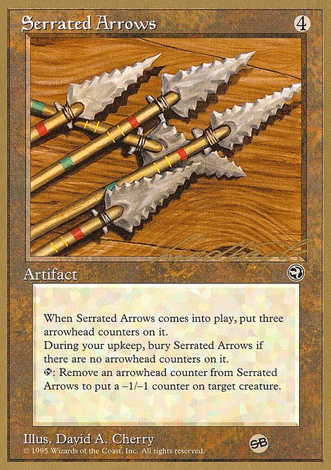 Serrated Arrows, Pro Tour Collector Set #ll110sb, Magic: The Gathering card