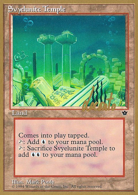 Svyelunite Temple, Pro Tour Collector Set #ml102, Magic: The Gathering card