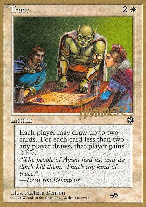 Truce, Pro Tour Collector Set #shr20sb, Magic: The Gathering card