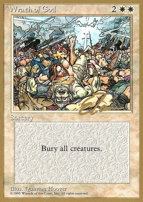 Wrath of God, Pro Tour Collector Set #et58, Magic: The Gathering card