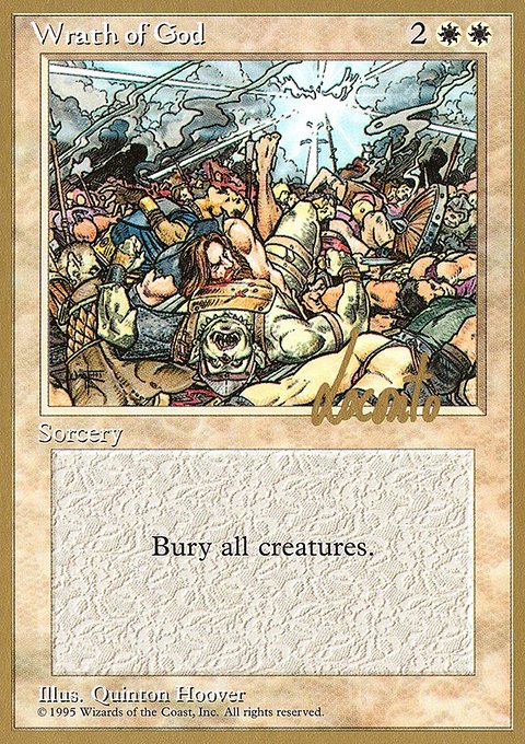 Wrath of God, Pro Tour Collector Set #ml58, Magic: The Gathering card