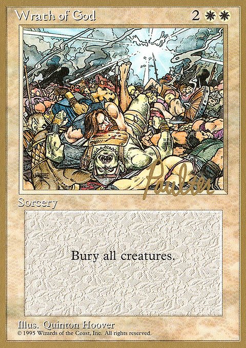 Wrath of God, Pro Tour Collector Set #pp58, Magic: The Gathering card