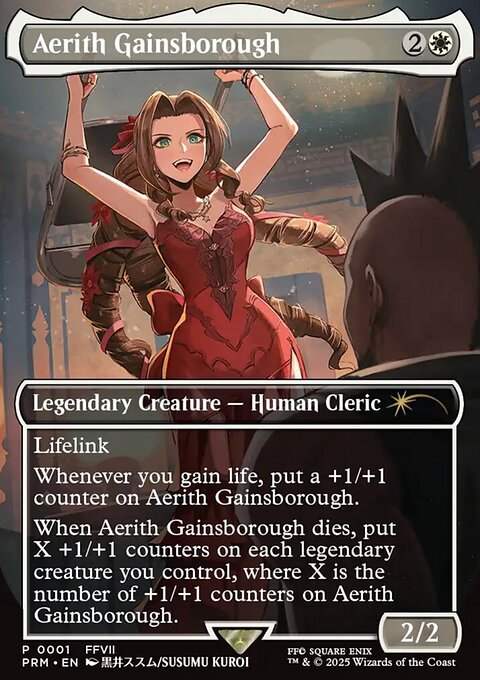 Aerith Gainsborough, Pro Tour Promos #2025-3, Magic: The Gathering card