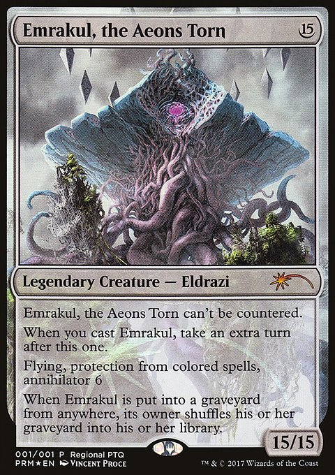 Emrakul, the Aeons Torn, Pro Tour Promos #2017, Magic: The Gathering card